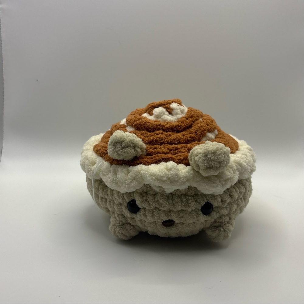 Handmade Crochet Kitty-mon Roll Plush